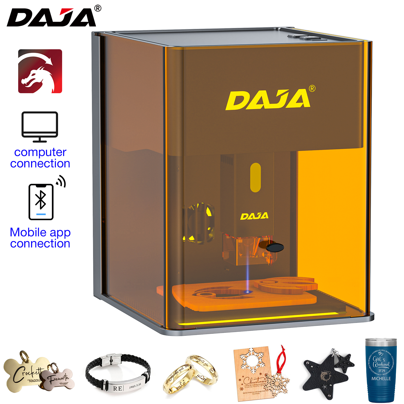 Industrial Laser Cutting Machine - DAJA DJ6 Pro Mini Laser Engraving