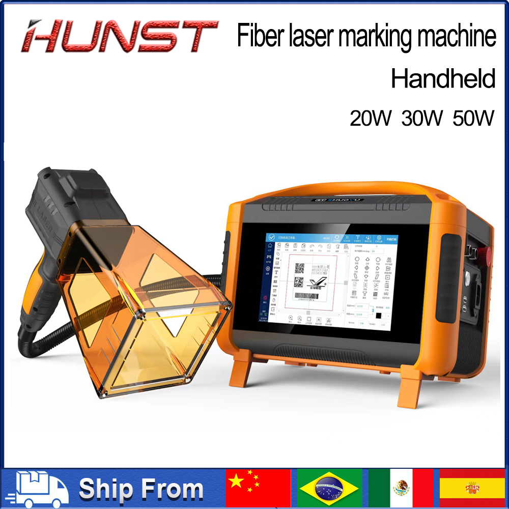 Industrial Laser Cutting Machine - HUNST 30W Portable Hand-held Fiber Laser