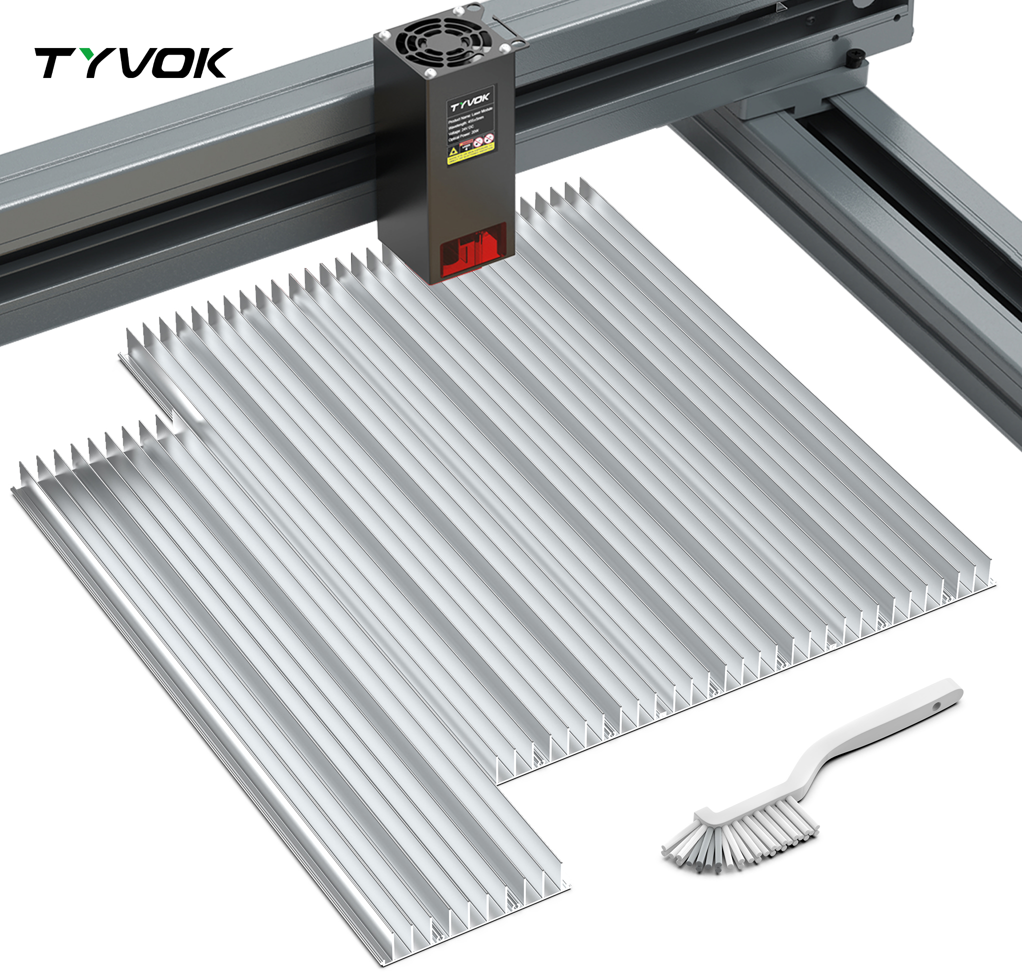 Honeycomb Laser Bed - Tyvok Laser Honeycomb Bed CO₂ Diode