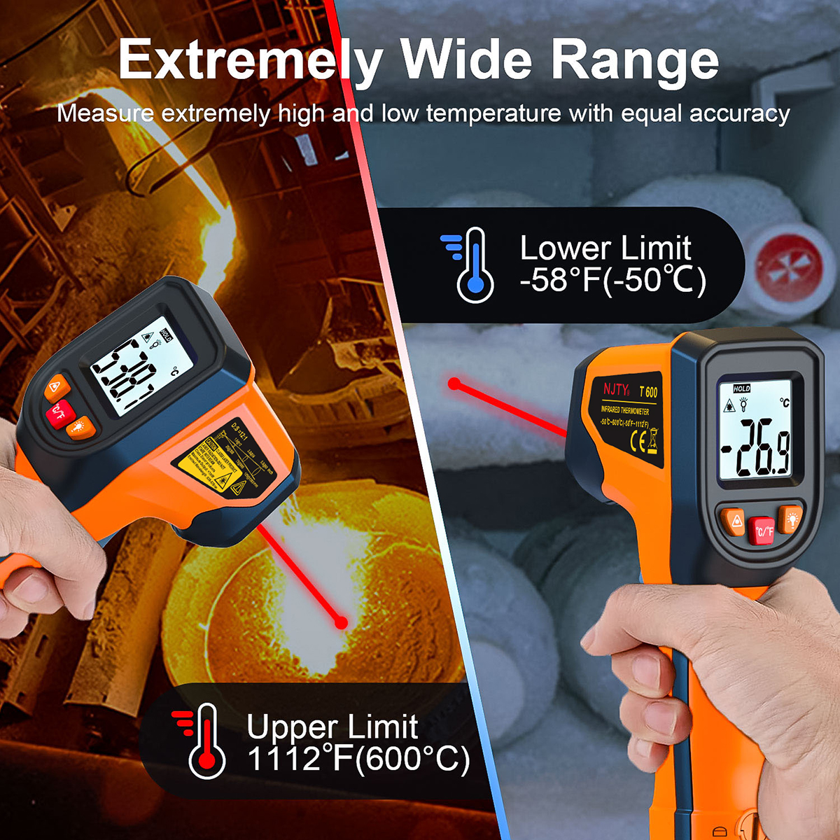 Digital Infrared Thermometer S - Industrial Laser Temperature Sensor 评论和价格