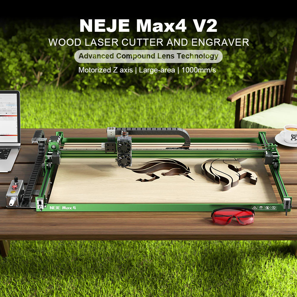 Industrial NEJE Max 4 V2 E80 2 - Industrial Laser Engraver For Wood 评论和价格