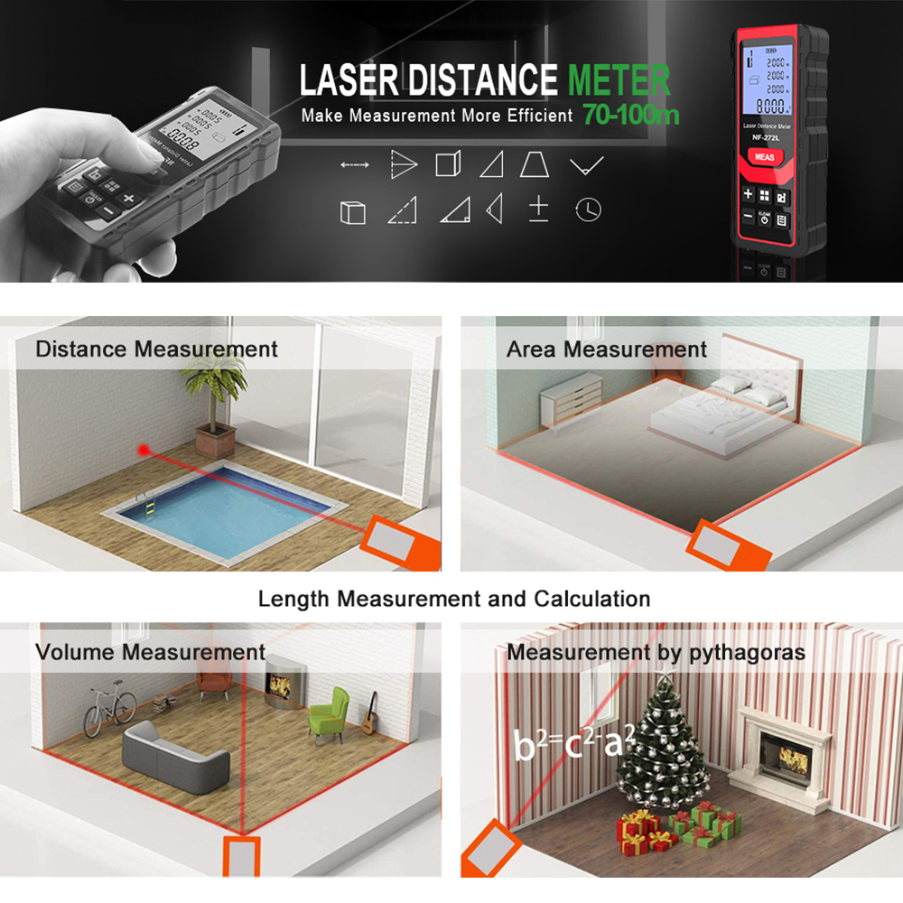 Noyafa NF-271 Laser Distance M - Industrial Laser Training 评论和价格