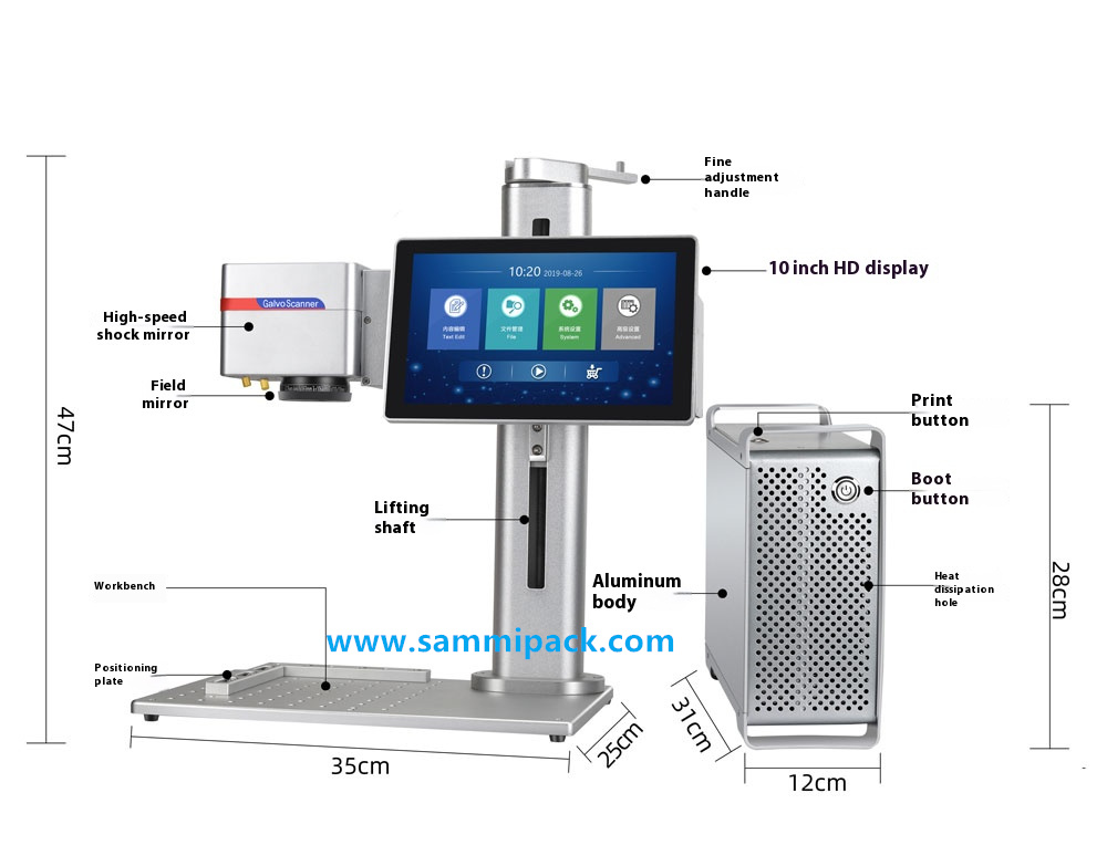 Upgraded Industrial Fiber Lase - Industrial Laser Engraver For Wood 评论和价格