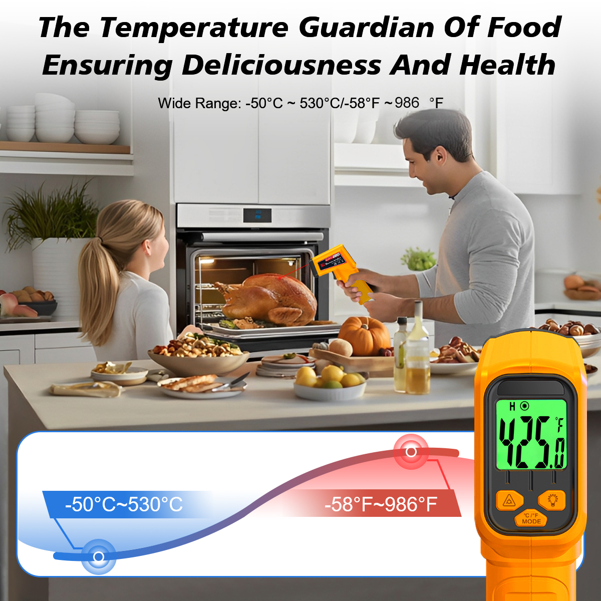NJTY Infrared Thermometer Lase - Industrial Laser Temperature Sensor 评论和价格