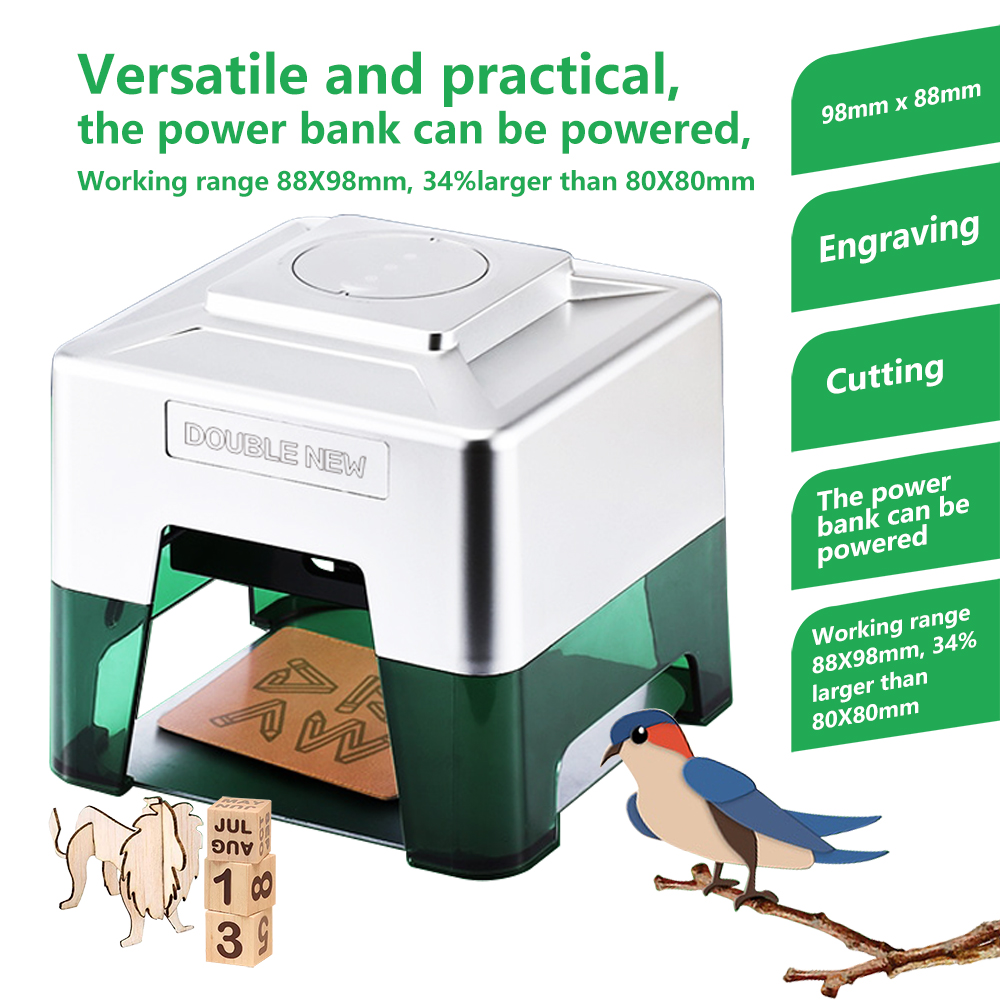 3W Mini Laser Engraver Portabl - Industrial Laser Printing Machine 评论和价格