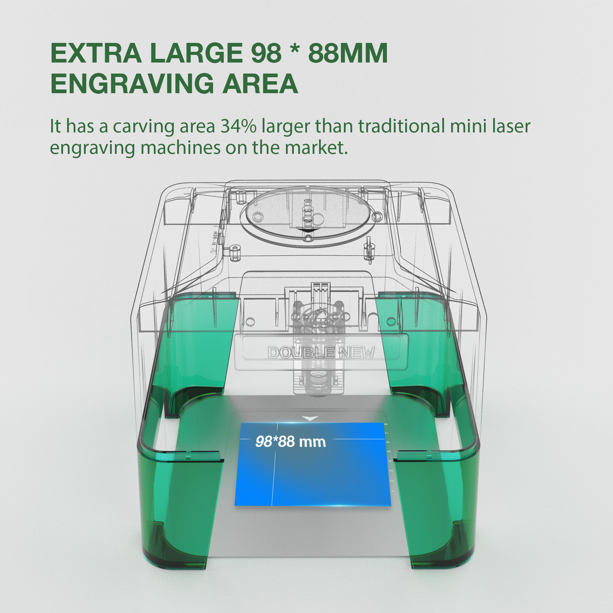 3W Mini Laser Engraver Portabl - Industrial Laser Printing Machine 评论和价格