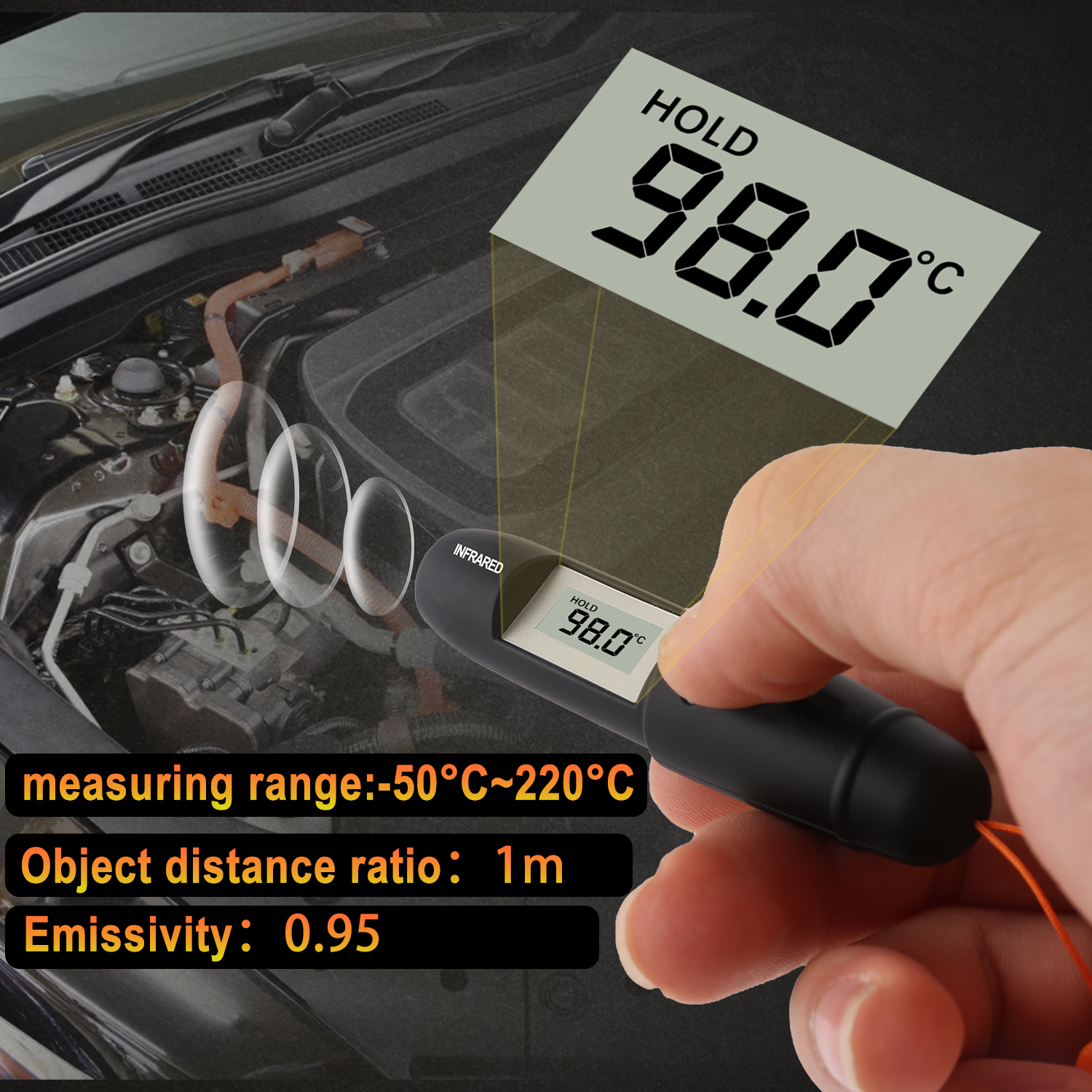 Mini Infrared Thermometer Pen  - Industrial Laser Pen 评论和价格