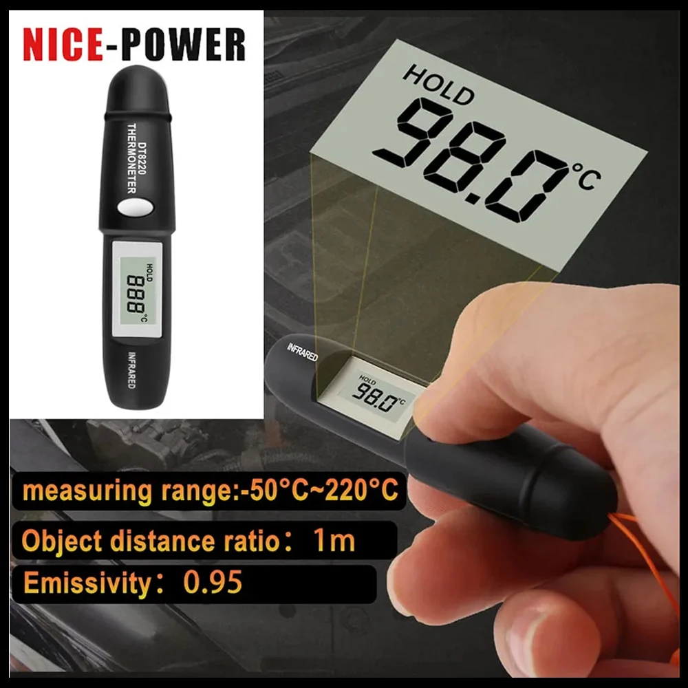 DT8220 Mini Infrared Sensor Th - Industrial Laser Pen 评论和价格