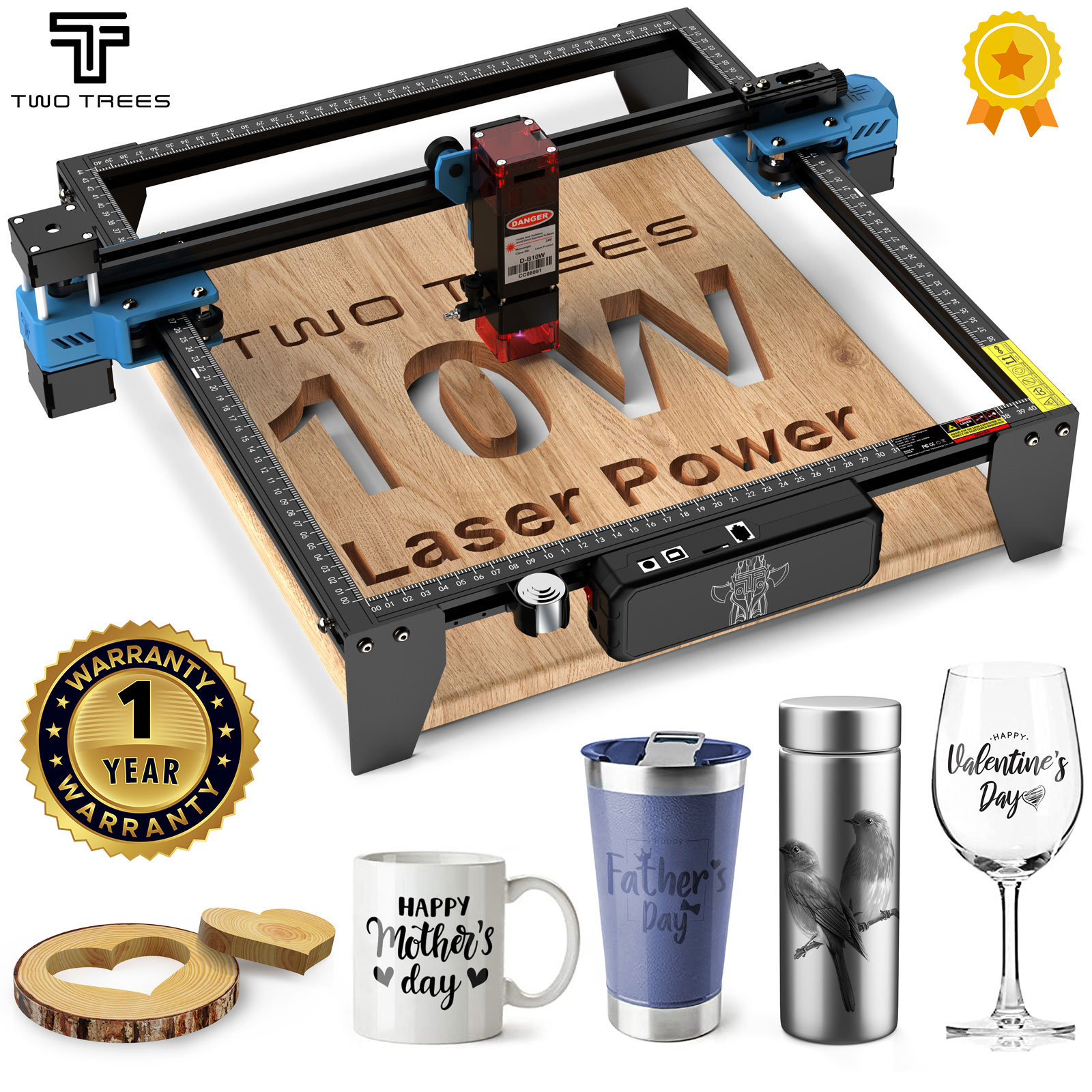 TwoTrees TTS-10 Pro 80W Laser  - Industrial Laser Printing Machine 评论和价格