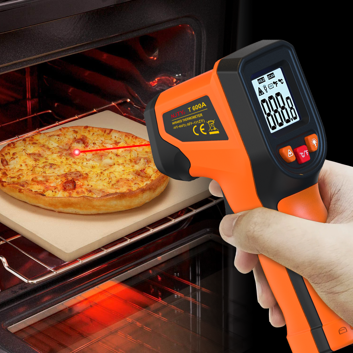 NJTY T600T600A Laser Temperatu - Industrial Laser Temperature Sensor 评论和价格