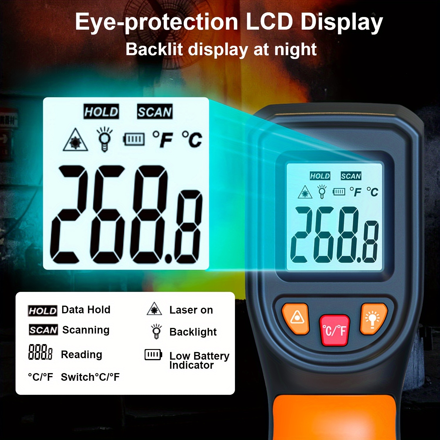 NJTY T600T600A Laser Temperatu - Industrial Laser Temperature Sensor 评论和价格