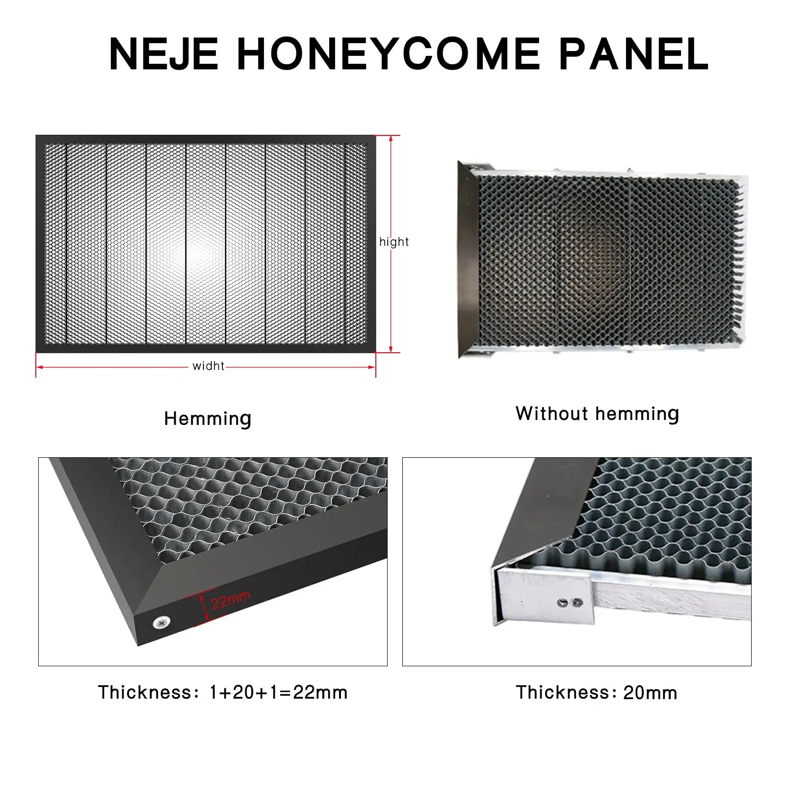 NEJE Laser Honeycomb Bed 850×5 - Honeycomb Laser Bed 评论和价格