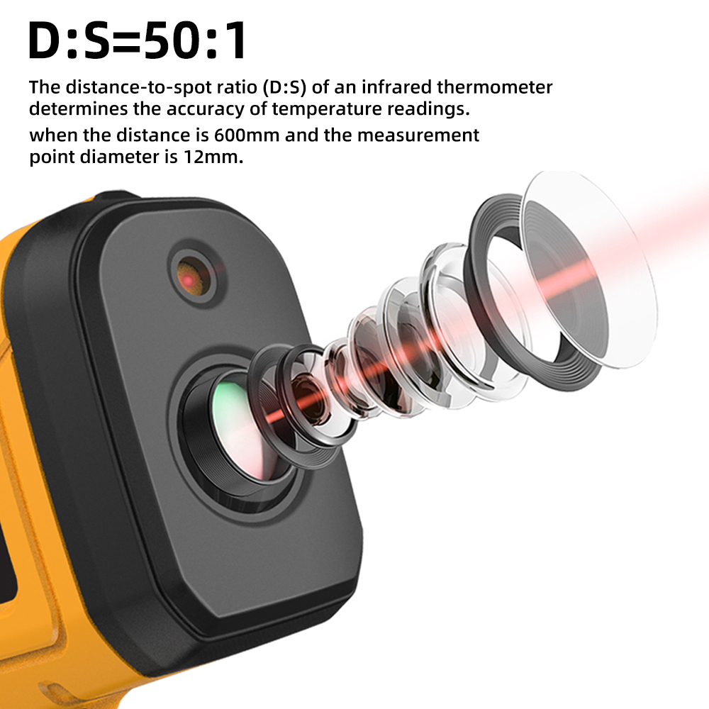 BSIDE -50~1400C Infrared Therm - Industrial Laser Temperature Sensor 评论和价格