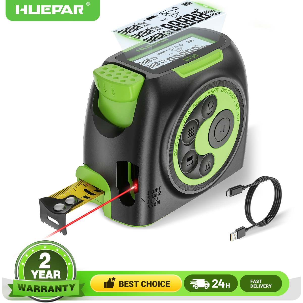 Huepar Digital 60M 197ft Laser - Industrial Laser Training 评论和价格