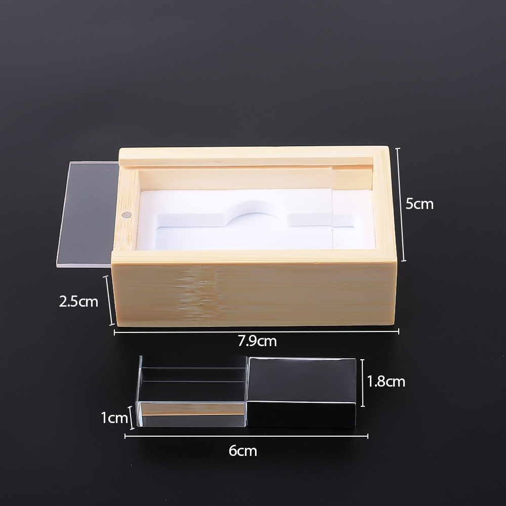 Crystal USB Flash Drive 128GB  - Industrial Laser Pen 评论和价格