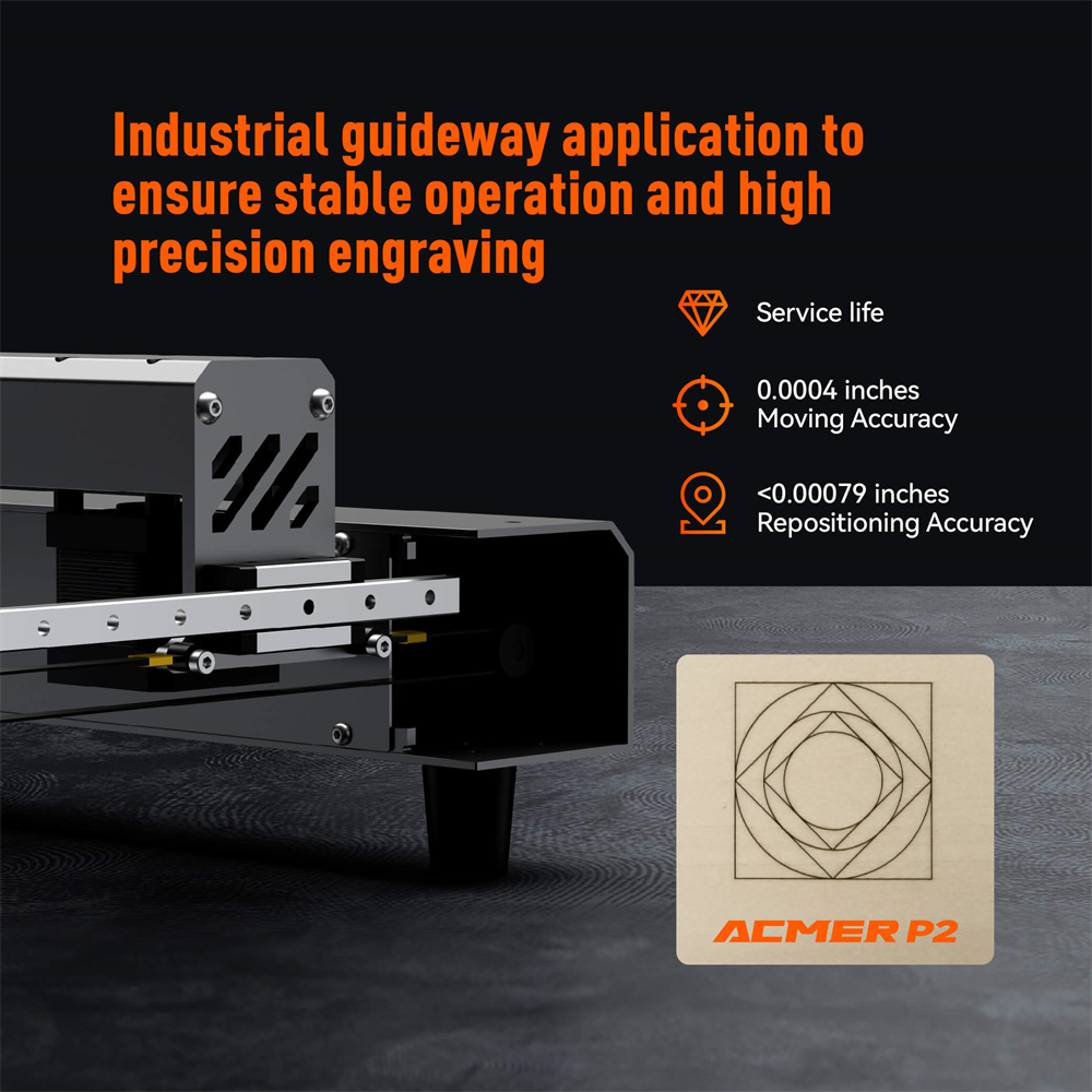 ACMER P2 33W lasers Engraver W - Industrial Laser Engraver For Wood 评论和价格