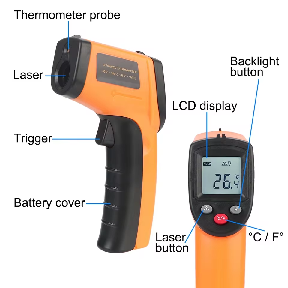 New T600 T600A Digital Infrare - Industrial Laser Temperature Sensor 评论和价格
