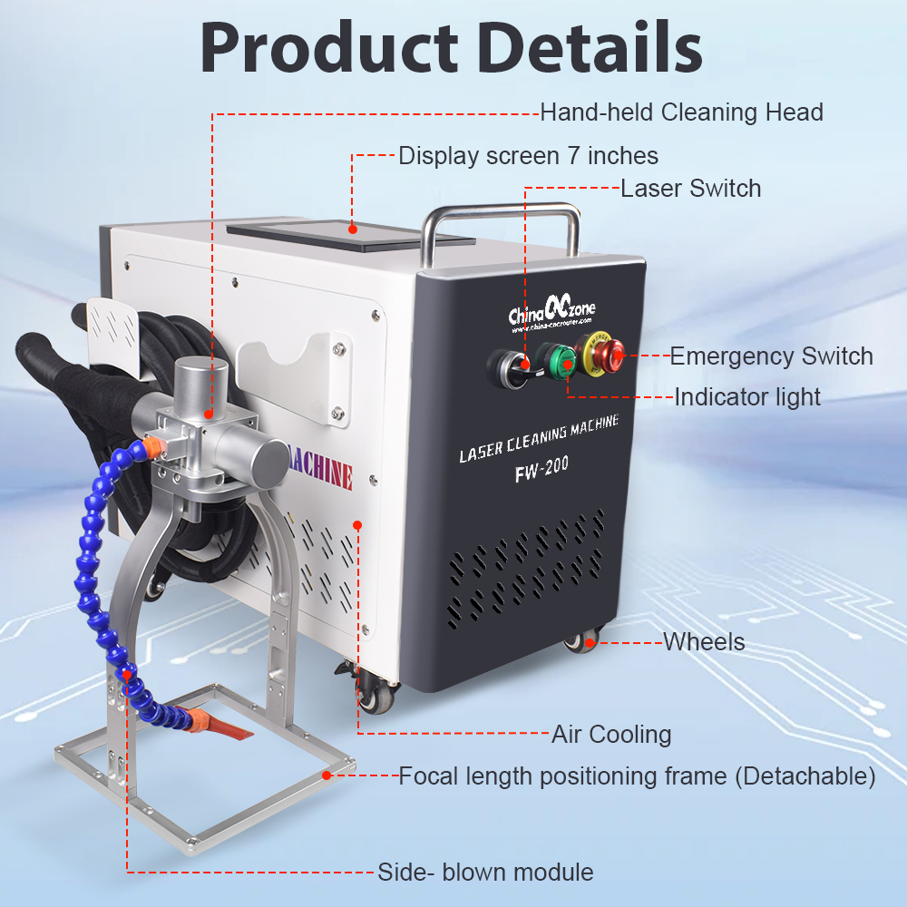 JPT 200W Pulsed Laser Cleaning - Industrial Laser For Cleaning 评论和价格