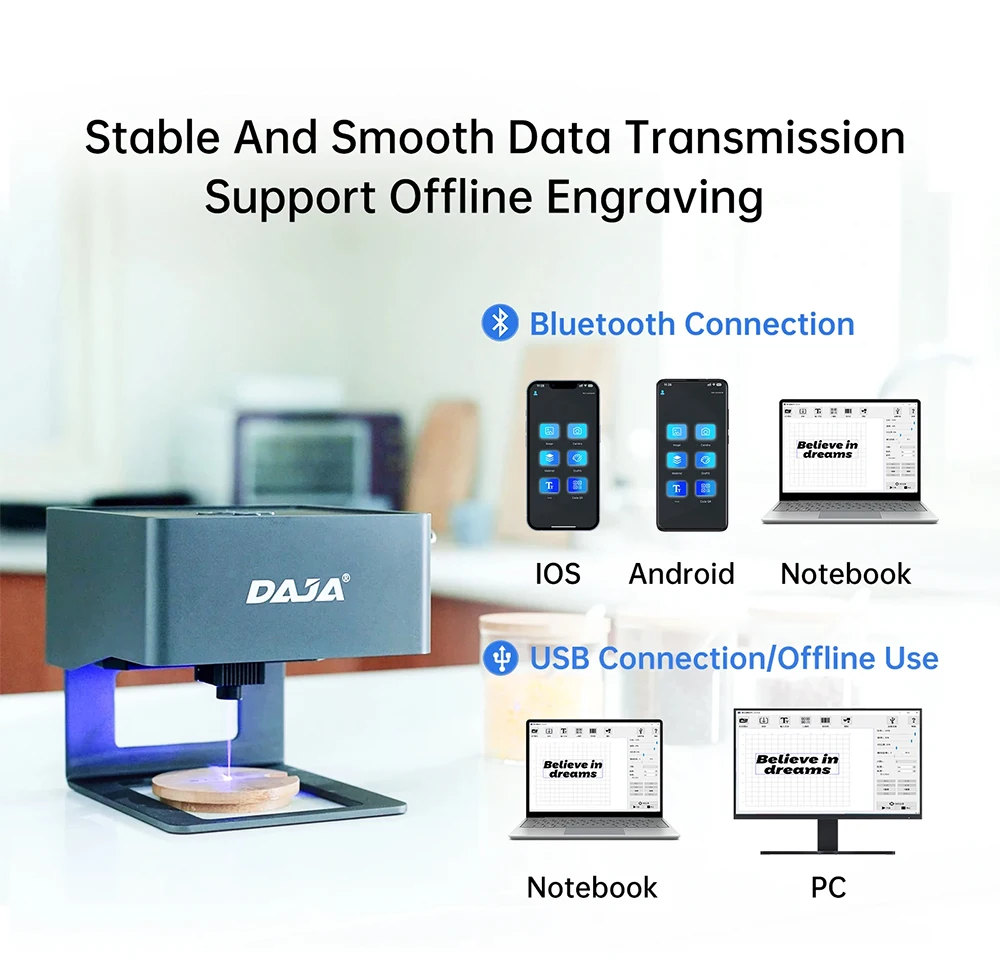 DAJA Laser Engraver CNC DIY DJ - Industrial Laser Cutting Machine 评论和价格