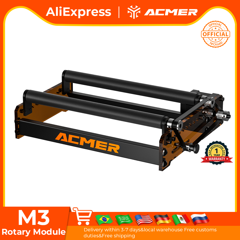 ACMER M3 Laser Rotary Roller 3 - Industrial Laser Cutting Machine 评论和价格