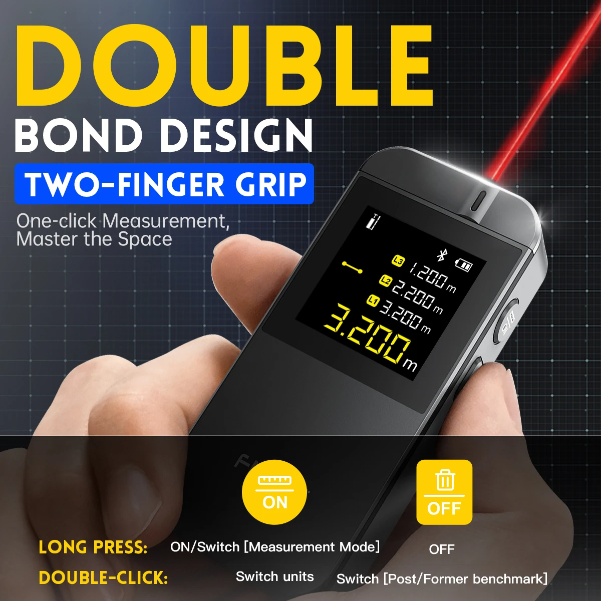 FNIRSI IR40 Digital Laser Tape - Industrial Laser Training 评论和价格