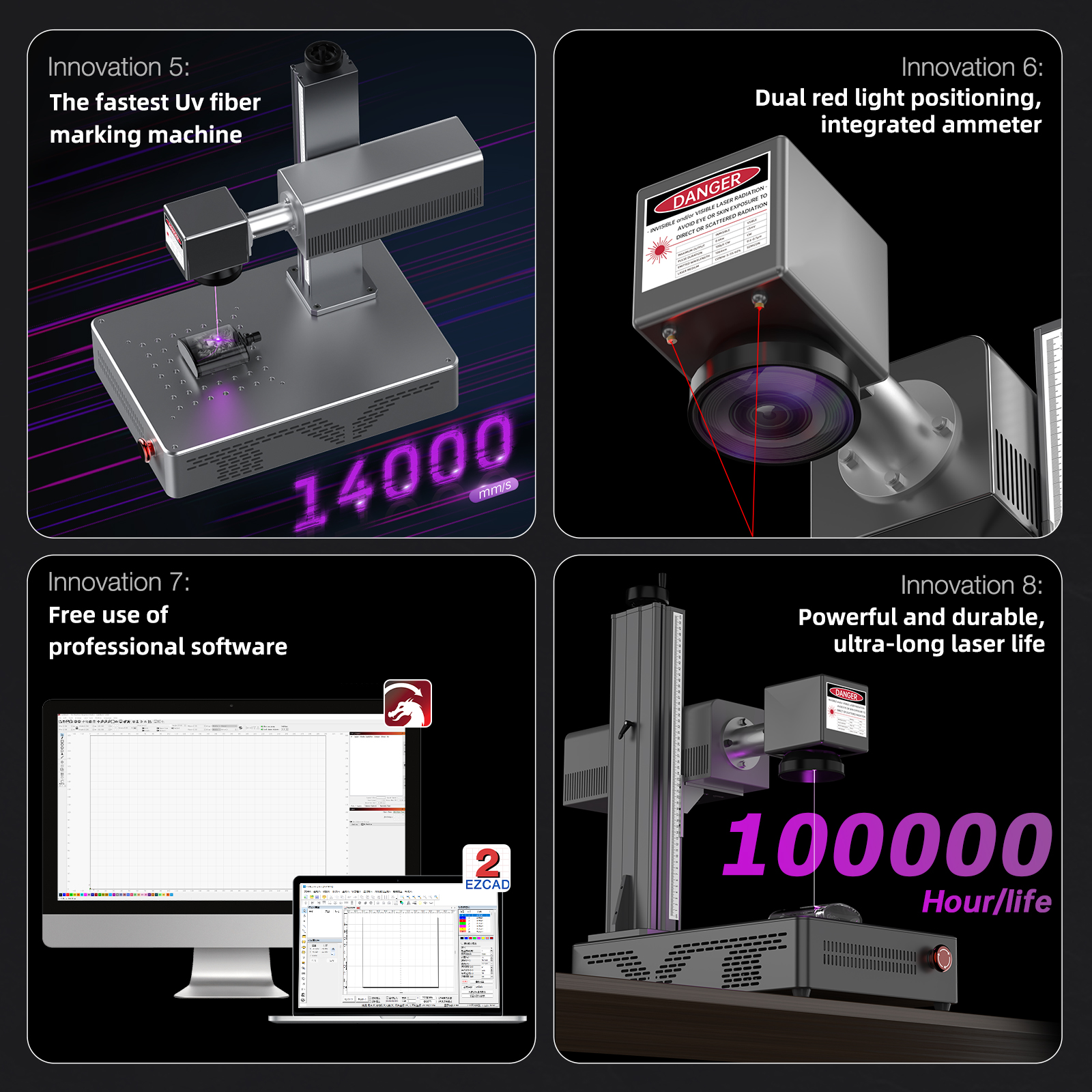 DAJA UV Laser Marking Machine  - Industrial Laser Engraver For Wood 评论和价格