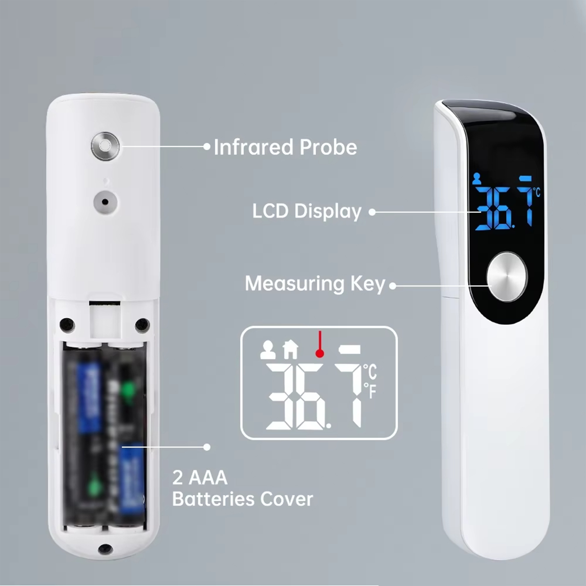Infrared Fever Thermometer Med - Industrial Laser Temperature Sensor 评论和价格