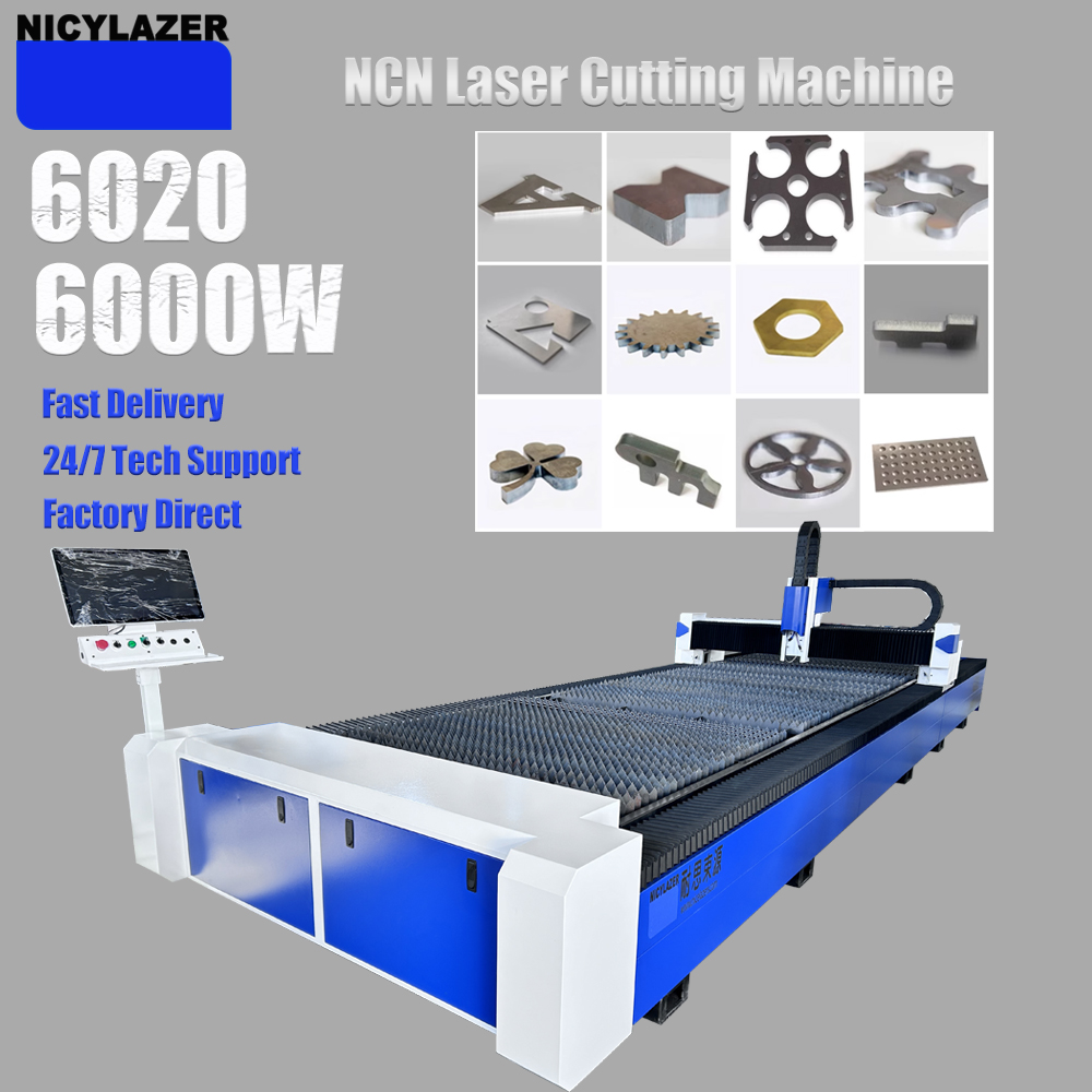CNC 6000W 6020 Fiber Laser Cut - Industrial Laser Cutter For Metal 评论和价格
