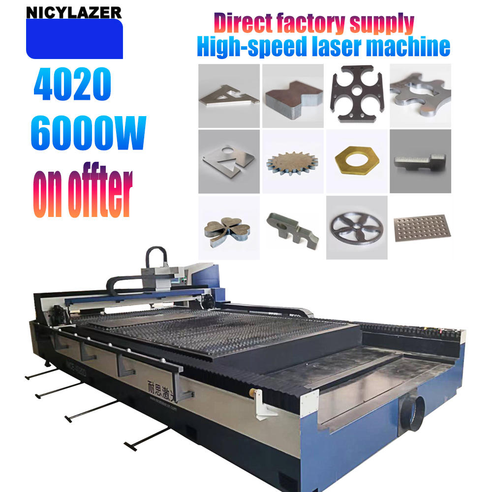 NICYLAZER CNC 6000W 4020 Fiber - Industrial Laser Cutter For Metal 评论和价格