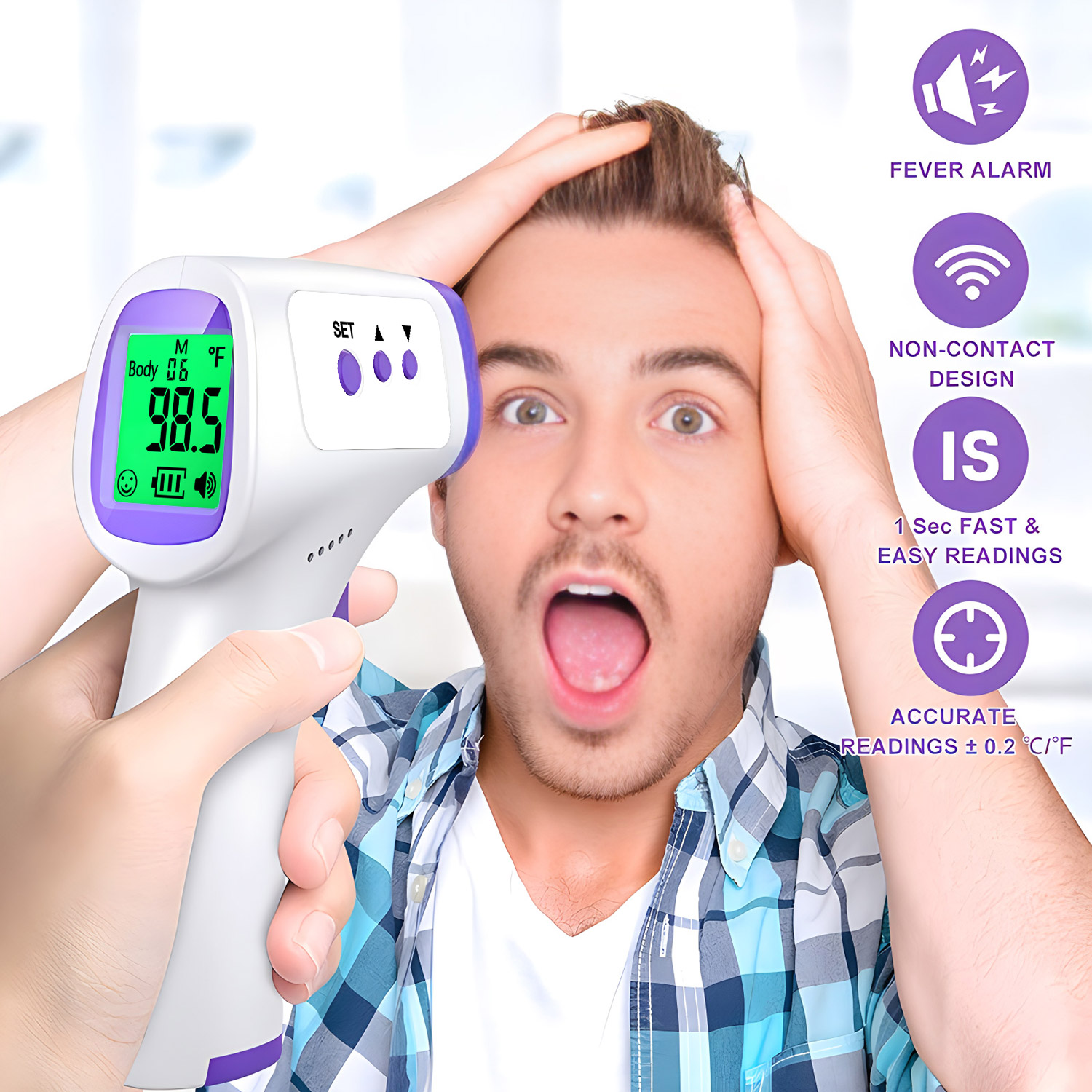 Digital Non-contact Medical Fe - Industrial Laser Temperature Sensor 评论和价格