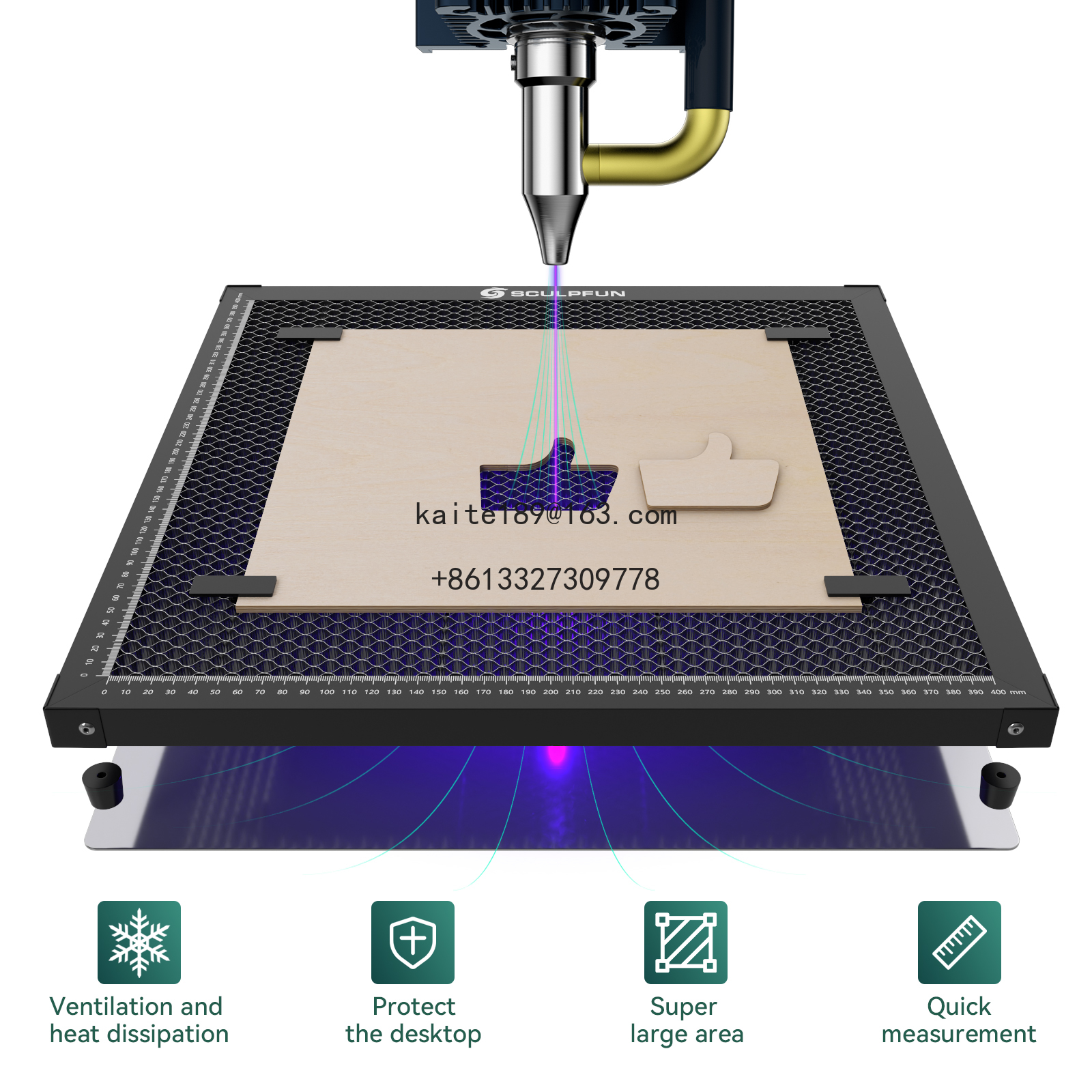 H3 400*400mm Working Table Bed - Honeycomb Laser Bed 评论和价格