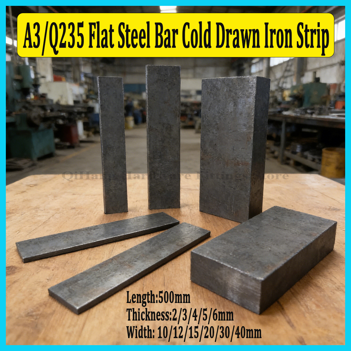 1Pc 500mm A3/Q235 Flat Steel B - Industrial Laser Manufacturers 评论和价格