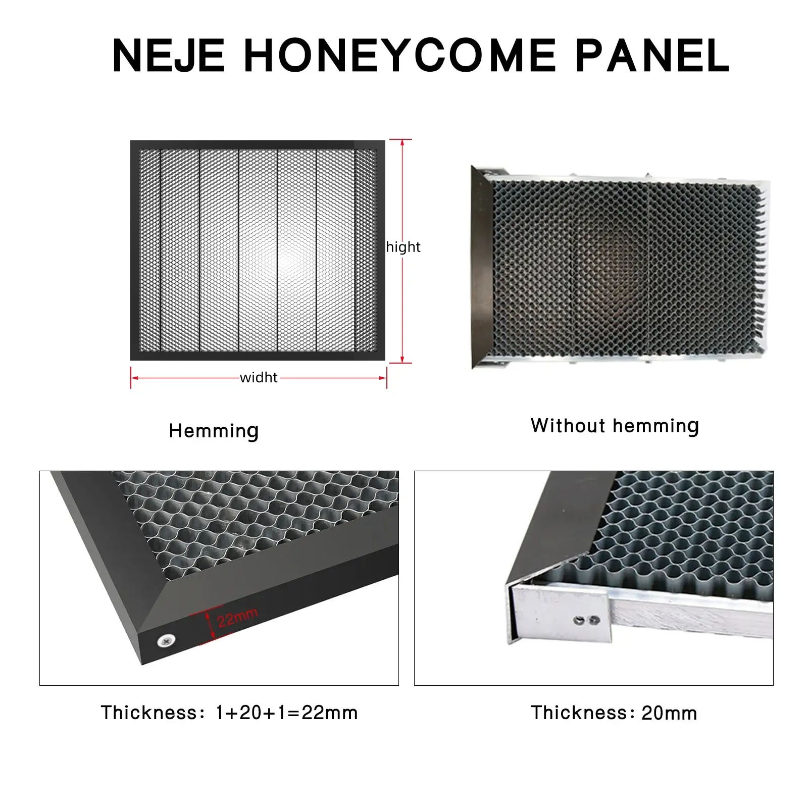 NEJE Laser Honeycomb Bed 500×5 - Honeycomb Laser Bed 评论和价格
