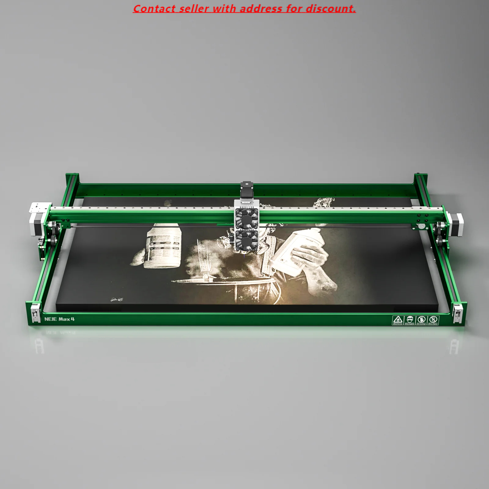 NEJE Max 4 E80 High Power Lase - Industrial Laser Engraver For Wood 评论和价格
