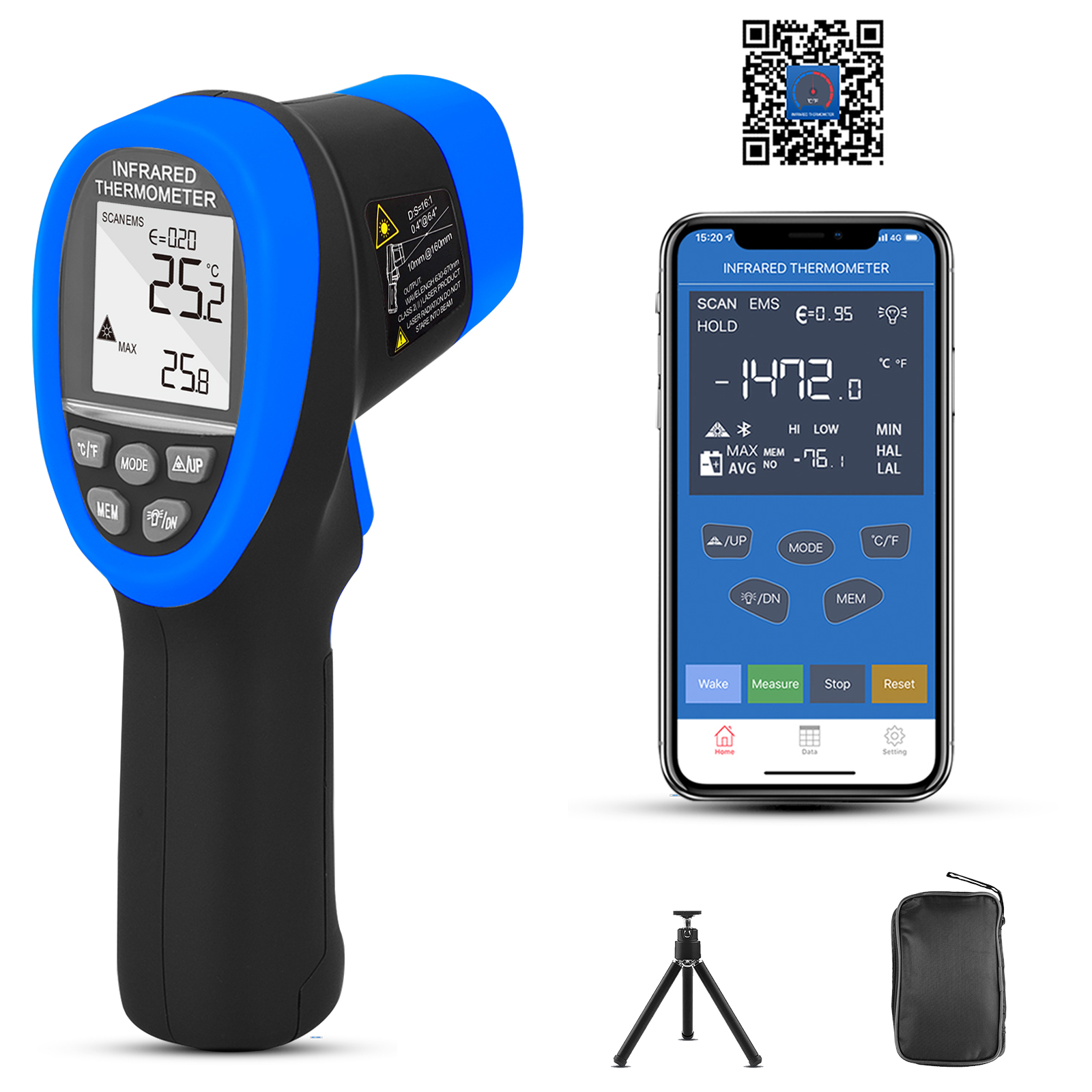 Infrared thermometer,digital l - Industrial Laser Measuring Device 评论和价格